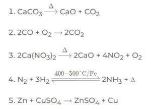 Chemical Reactions Mcqs Class Dalal Simplified Icse Chemistry