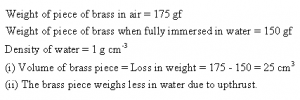 Numerical 7 ICSE 9th physics