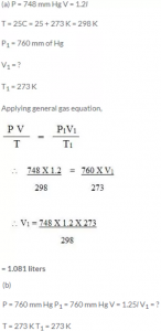 numerical 25 gas law