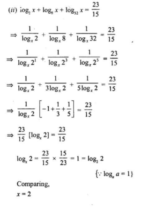 Logarithms ML Aggarwal ICSE 9th Maths Solutions Chapter-9 - ICSEHELP