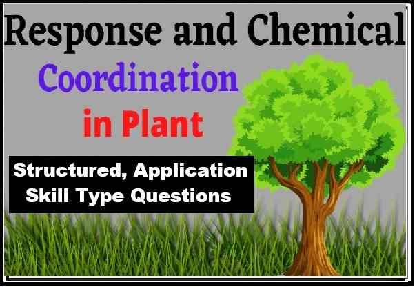 Chemical Coordination Structured Applications Skill Type Questions Concise Biology Selina Solutions