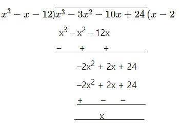 If (x + 3) and (x – 4) are factors of x3 + ax2 – bx + 24, find the values of a and b
