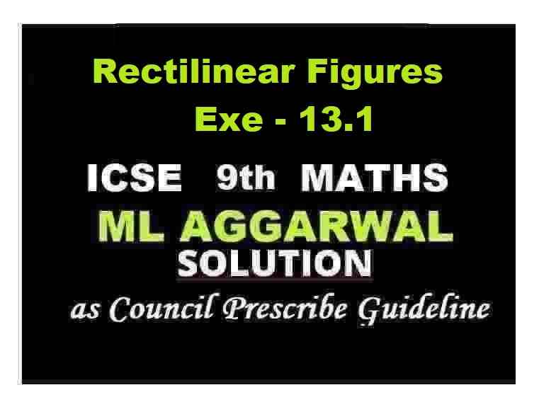 ML Aggarwal Rectilinear figures 13-