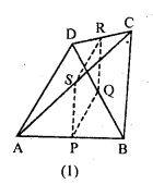  In the quadrilateral (1) given below, AD = BC, P, Q, R and S are mid-points of AB, BD, CD and AC respectively. Prove that PQRS is a rhombus.