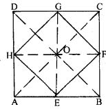 Show that the quadrilateral formed by joining the mid-points of the adjacent sides of a square, is also a square.