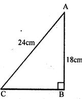 3. A guy attached a wire 24 m long to a vertical pole of height 18 m and has a stake attached to the other end. How far from the base of the pole should the stake be driven so that the wire will be tight?
