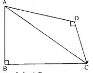 In a quadrilateral, ABCD∠B = 90° = ∠D. Prove that 2 AC² – BC2 = AB² + AD² + DC².