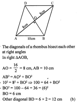 ML Aggarwal Pythagoras Theorem MCQs Class 9 ICSE Maths Solutions - ICSEHELP