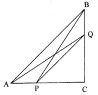 In a right angled triangle ABC, right angled at C, P and Q are the points on the sides CA and CB respectively which divide these sides in the ratio 2:1. Prove that