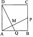 ABCD is a square. A is joined to a point P on BC and D is joined to a point Q on AB. If AP=DQ, prove that AP and DQ are perpendicular to each other.