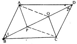 If P and Q are points of trisection of the diagonal BD of a parallelogram ABCD, prove that CQ || AP.