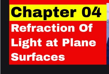 Refraction of light ICSE Class-10 Concise Selina Solutions