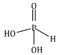 (c) H3PO3 is not a tribasic acid but dibasic because in oxyacids of phosphorus, hydrogen atoms which are attached to oxygen atoms are replaceable. Hydrogen atoms directly bonded to phosphorus atoms are not replaceable.