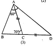 In the figure (3) given below, AC = CD. Prove that BC < CD.