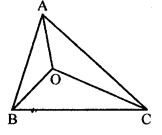 If O is any point in the interior of a triangle ABC, show that