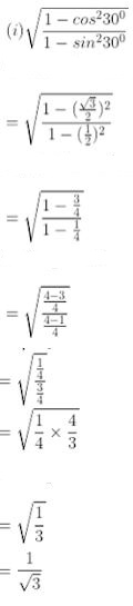 ML aggarwal class-10 Trigonimetrical Ratio of standerd angle chapter 18 img 6
