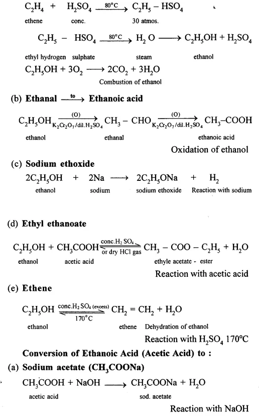 Ans 15 ADDITIONAL QUESTIONS Organic Chemistry Dalal Simplified ICSE