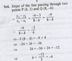 straight line equation class 10 icse