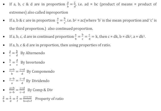 Ratio and Proportion Theorem Formula for ICSE Class-10 Maths