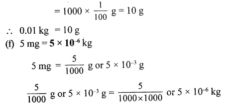 Ans 11 Physical Quantities and Measurement ICSE