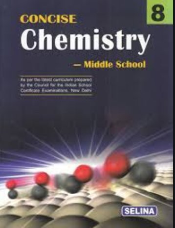 Concise Chemistry ICSE Class-8 Solutions Selina Publishers