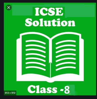 ICSE Class-8 Solutions Notes Paper Syllabus PDF