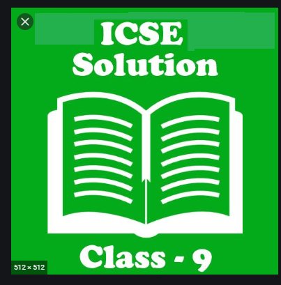 ICSE Class-9 Solutions Notes Paper Syllabus PDF