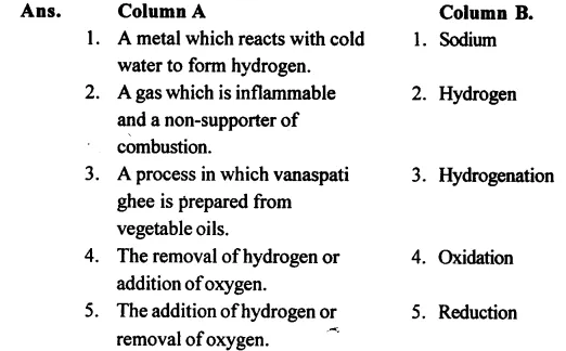 Match the statements