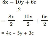 Algebraic Expressions Solved Questions of Exe-11 D for ICSE Class-8th Concise Selina Mathematics img 3