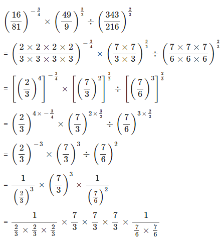 Indices Exponents Concise Class-9th ICSE Maths Selina Publications ...