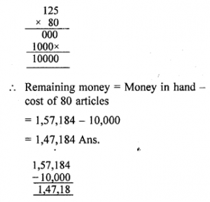 Ans 10 Ex-1 B Number System Class-6th Concise