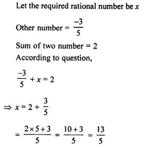 Ans 11 EXERCISE -2 C Rational Numbers ICSE Class-7th