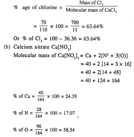 Ans 24 Additional Question The Language Of Chemistry ICSE Dalal Simplified Chemistry