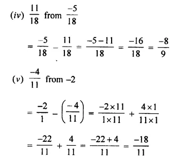 Rational Numbers ICSE Class-7th Concise Selina Maths Solutions - ICSEHELP