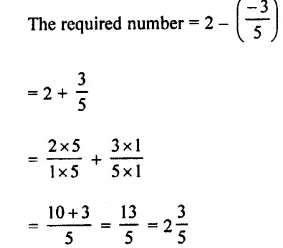 Ans 5 EXERCISE -2 E Rational Numbers ICSE Class-7th