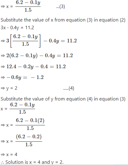 Simultaneous Linear Equations Class 9th Concise Selina Icse Maths Icsehelp