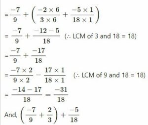 Exe-1-A Rational Numbers ICSE Class-8th Concise Ans-5.3