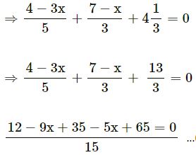 Exe -14 B, Solved Questions of Linear Equations in one Variable Concise Selina ICSE Maths for Class-8th img 11