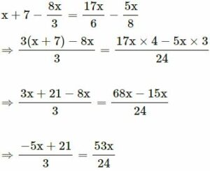 Exe -14 B, Solved Questions of Linear Equations in one Variable Concise Selina ICSE Maths for Class-8th img 23