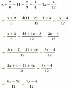 Exe -14 B, Solved Questions of Linear Equations in one Variable Concise Selina ICSE Maths for Class-8th img 26