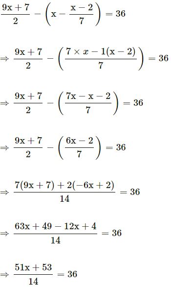 Exe -14 B, Solved Questions of Linear Equations in one Variable Concise Selina ICSE Maths for Class-8th img 31