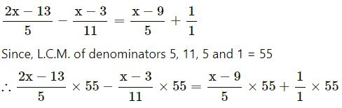 Linear Equations ICSE Class-8th Concise Selina Maths - ICSEHELP