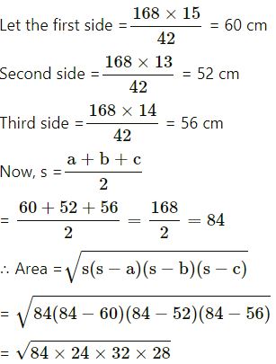 Exercise - 20 A Mensuration for ICSE Class-7th Concise Selina mathematics img 28