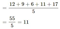 Exercise - 34 A Mean and Median for ICSE Class-6th Concise Selina Mathematics Ans-1.2