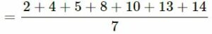 Exercise - 34 B Mean and Median for ICSE Class-6th Concise Selina Mathematics Ans-2.3