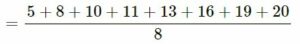 Exercise - 34 B Mean and Median for ICSE Class-6th Concise Selina Mathematics Ans-4 part 2