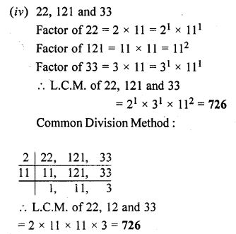 HCF and LCM ICSE Class-6th Concise Maths Selina Solutions Ch-8 - ICSEHELP