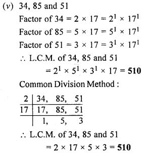 HCF and LCM ICSE Class-6th Concise Maths Selina Solutions Ch-8 - ICSEHELP