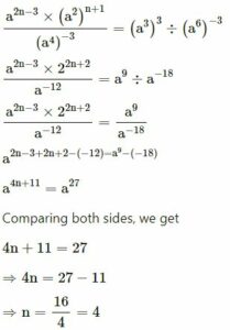 Exponents ICSE Class-8th Concise Selina Power Solutions ans 13.2 a