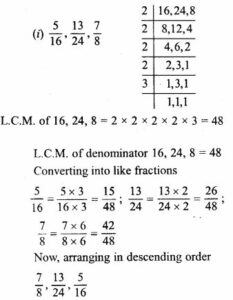 Fraction Exe-14-B Concise Maths Ans-5.1